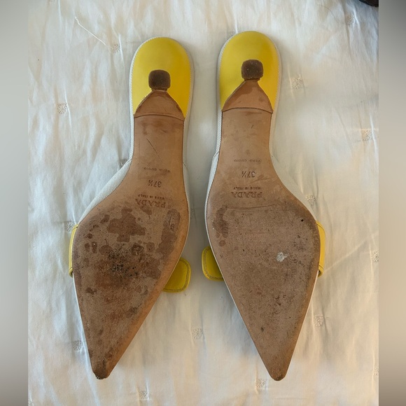 Prada Mule Buckle Heels - Picture 2 of 5